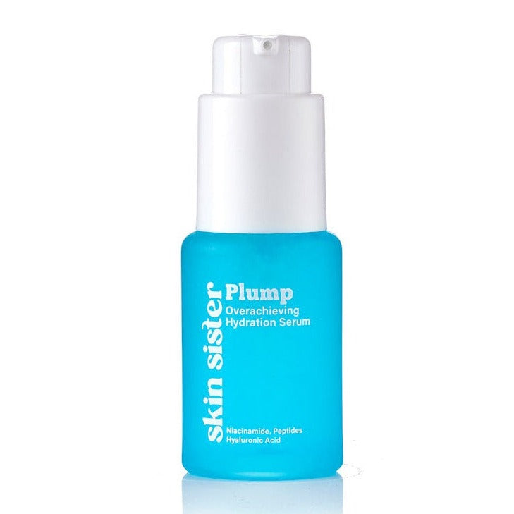 Hydrating and anti-ageing serum, hyaluronic acid, niacinamide and peptide. Front view