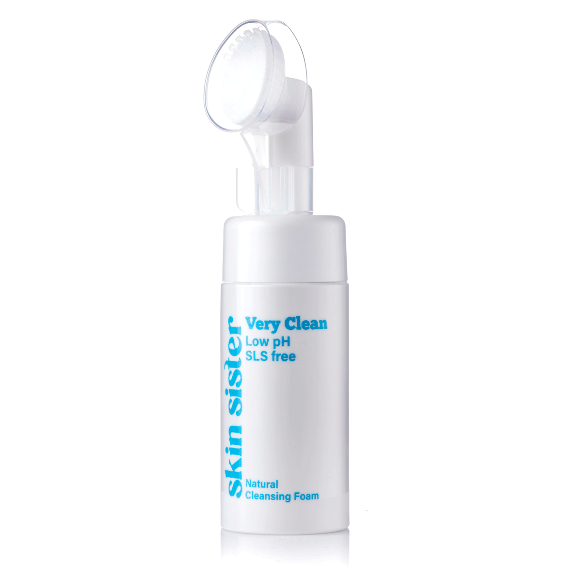 Hybrid Cleanser, gentle cleanser ingredients matched with a silicone application brush to deep clean pores. 360 spinning image. 