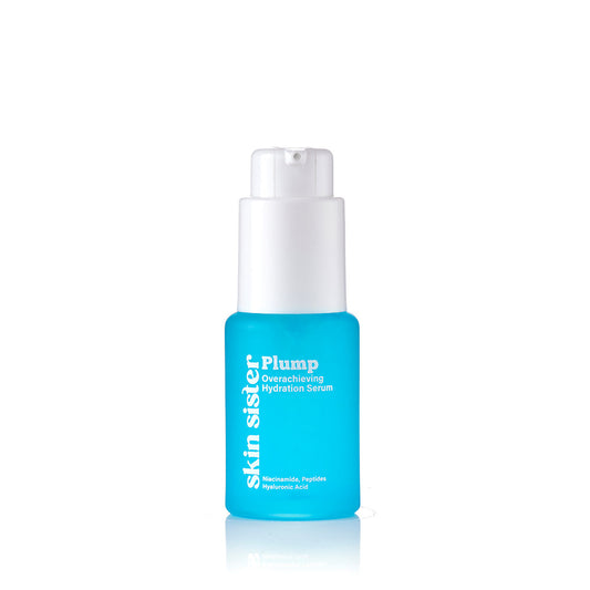 Hydrating and anti-ageing serum, hyaluronic acid, niacinamide and peptide. Front view